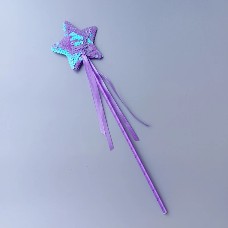 Accesorios Cosplay princesa, palo mágico, estrella, lentejuelas, Año Nuevo, vacaciones, cumpleaños, venta directa