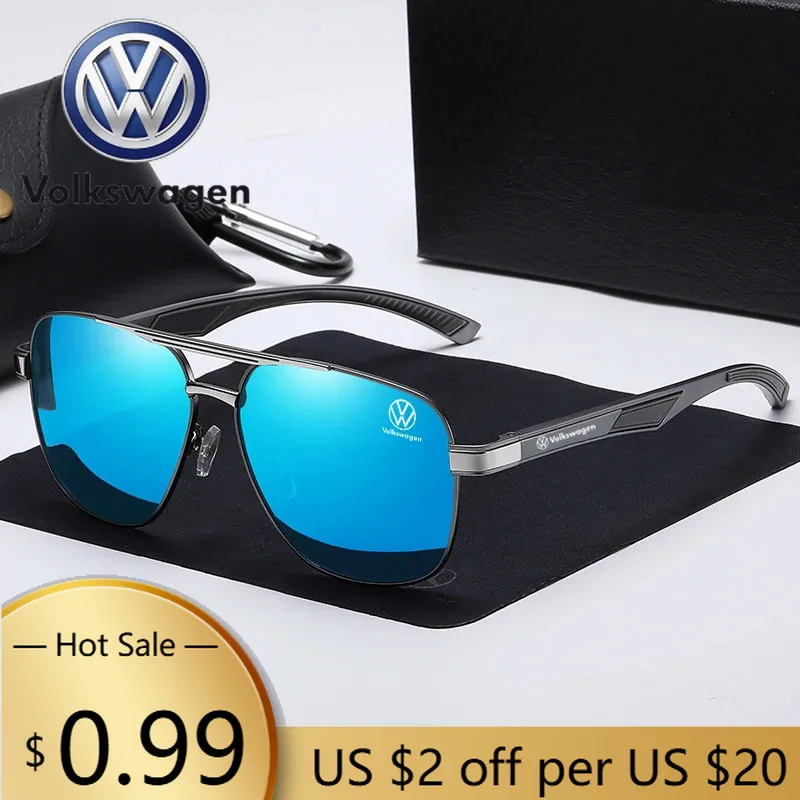 

For VOLKSWAGEN VW Car High End Leisure Sunglasses Volkswagen R GTI Golf Tiguan Touareg Arteon Passat Jetta Polo Magotan Men Wome