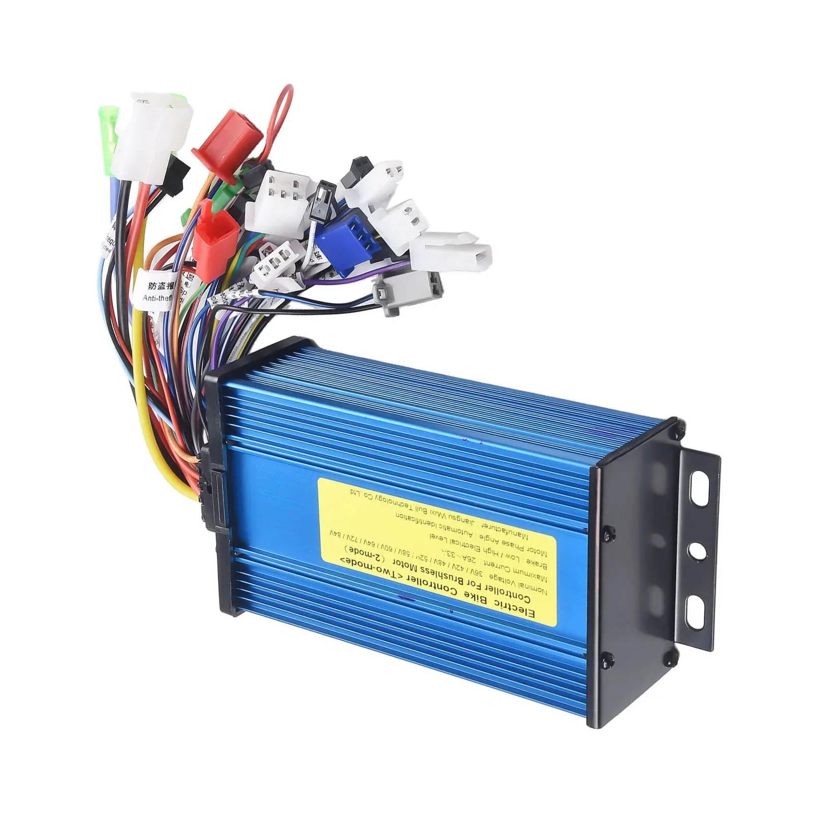 Intelligent Brushless DC Motor Controller for 48V 60V Electric Bicycle with 1800W Power and Advanced Safety Features