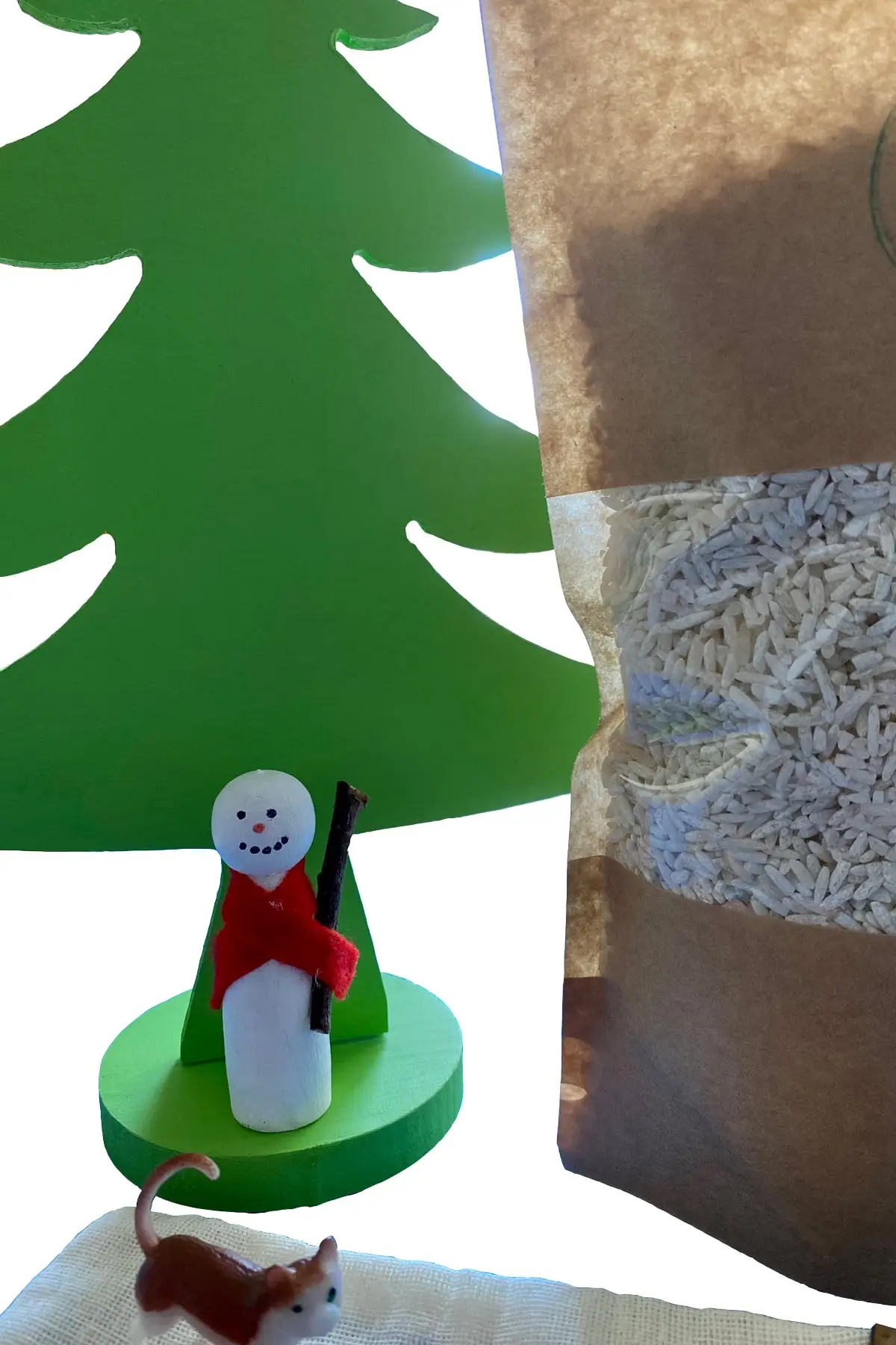 Schnee Themen Sensorischen Spiele Material