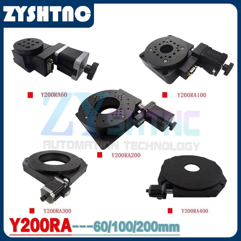 

60/100mm High Precision Electric Rotary Table Ratio 90/180:1 360 Indexing Plate 42 Stepper Motor Drive Kit Replacement DD Motor
