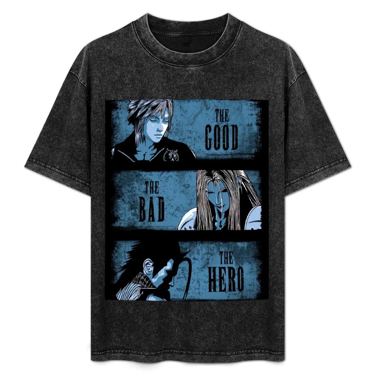 The Good The Bad The Hero T-Shirt Basic All Season Solid T-Shirt