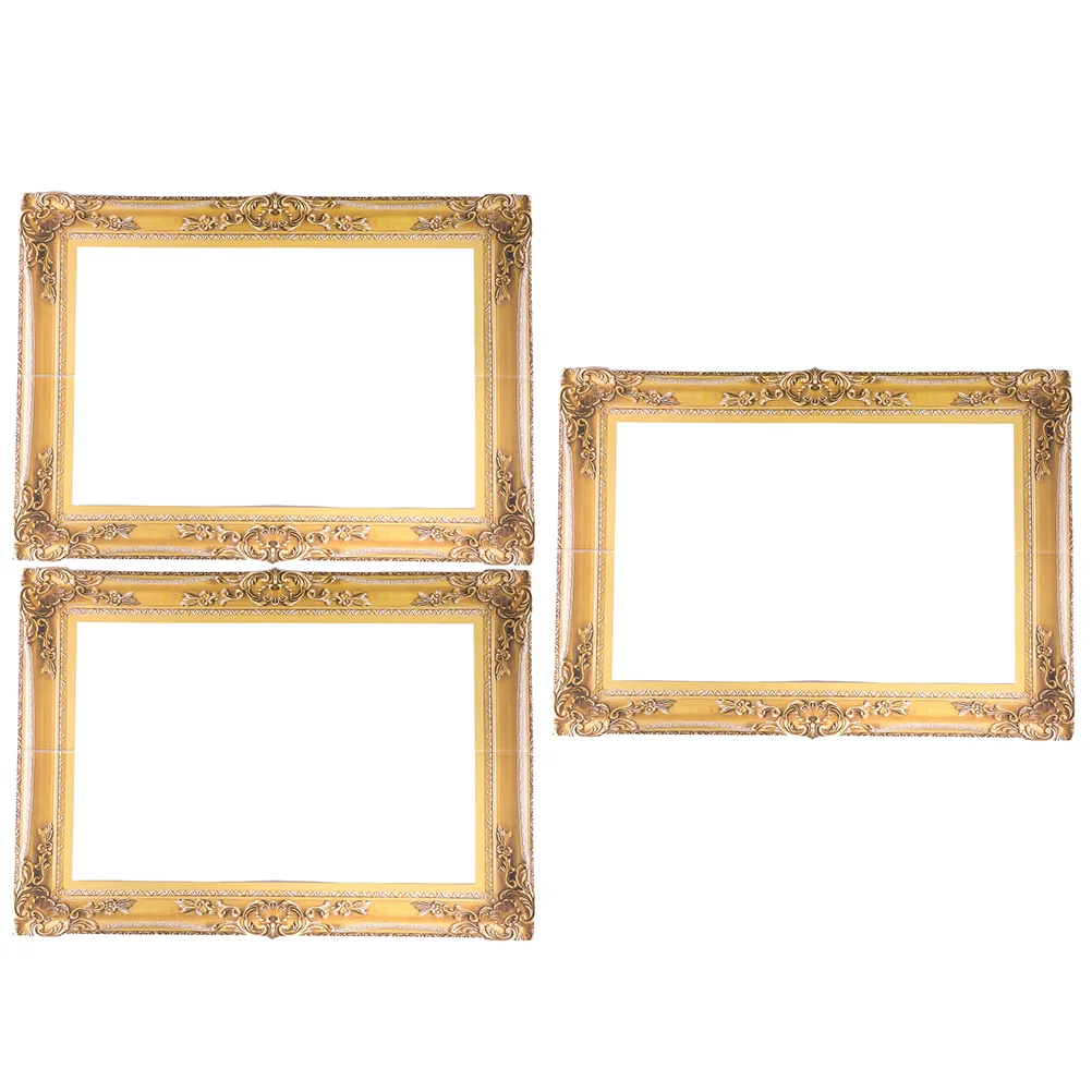 Photo Frame Props Picture Gold Decor Wedding Cutout Booth Paper Lovers Bride Shirt