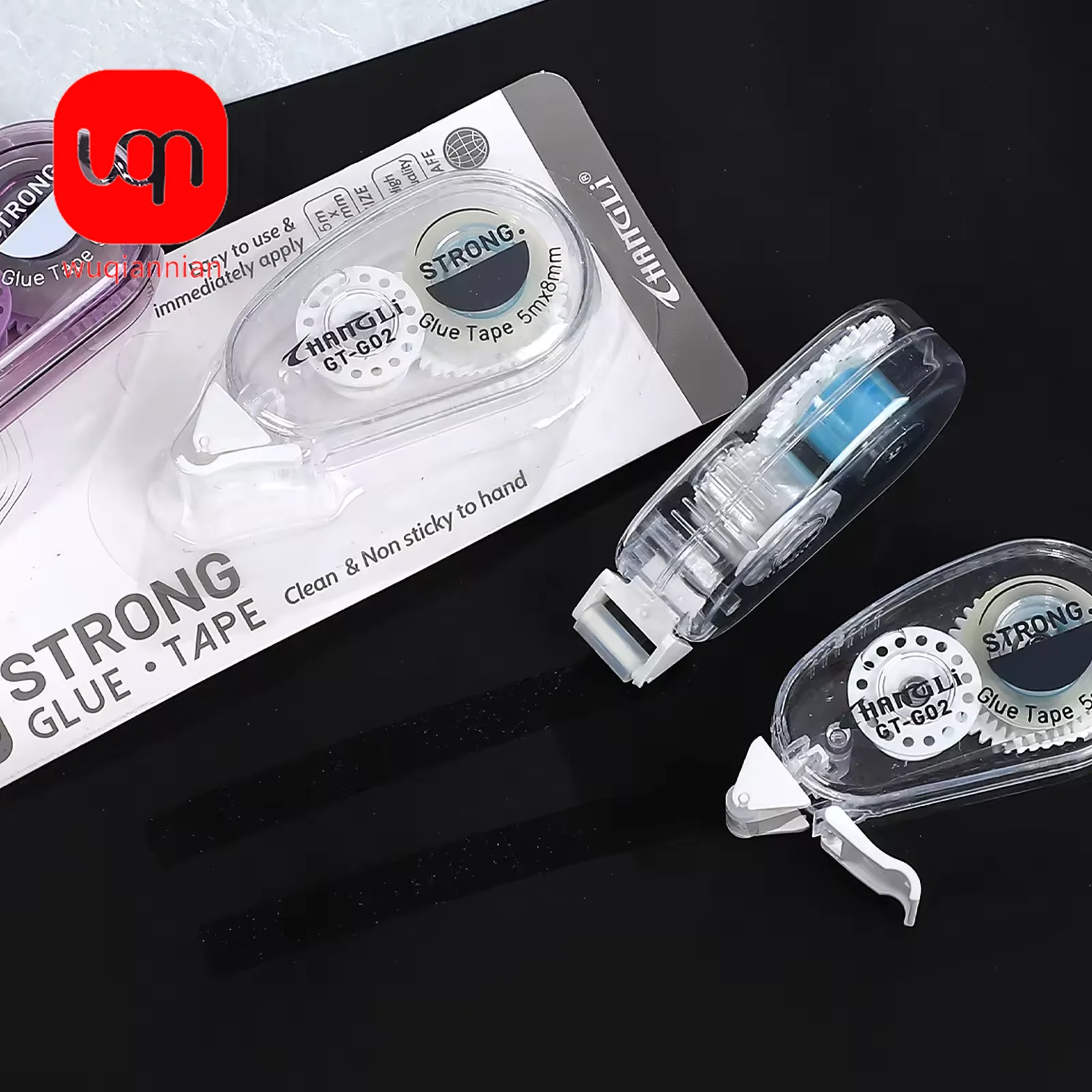 WQN-4PCS/SET Multi-functional Transparent Double-Sided Tape High Appearance Level Strong Hand Account Dot Glue School And Office