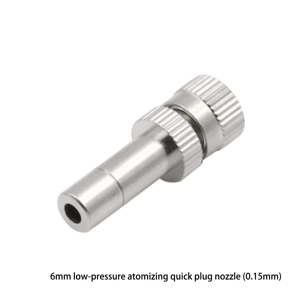Boquilla de nebulización de 6mm, pulverizador de niebla, atomizador, piezas de repuesto