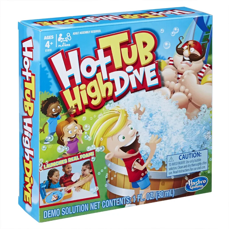 Hasbro Gaming Hot Tub High Dive Game with Bubbles Board Game Toys Games Party Collect Children Birthday Gifts