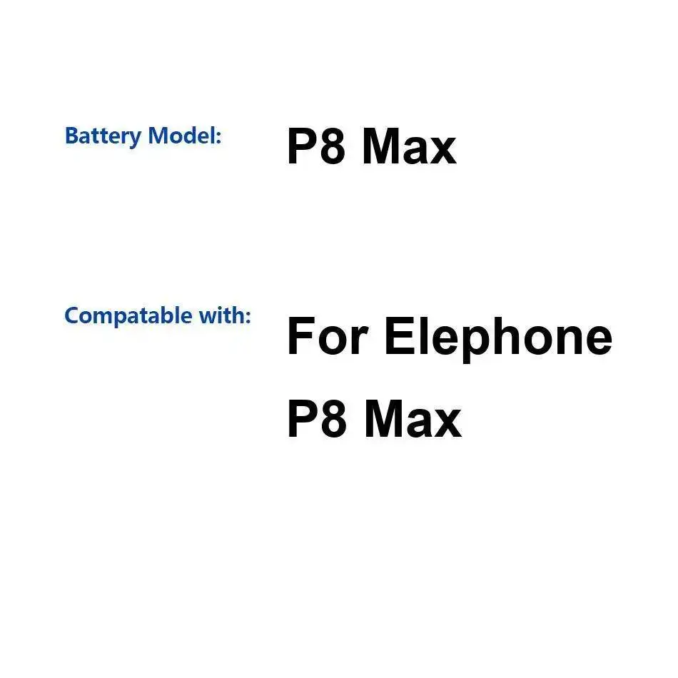 

Легкий аккумулятор для мобильного телефона Elephone P8 Max 5000 мАч