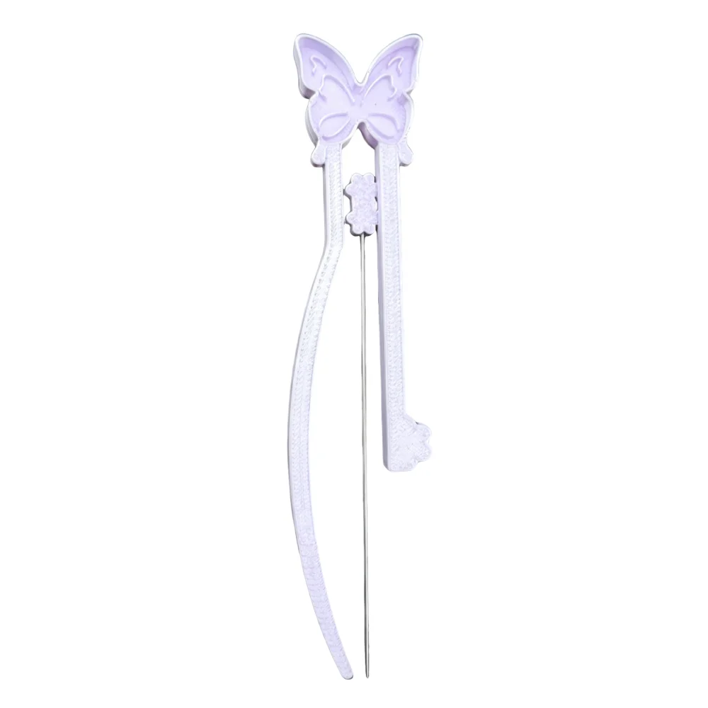 Single/Double Needle Fuse Bead Pen Long Smooth-Tip Butterfly Perler Bead Tweezer Point Grip High-Quality Collage Bead Pen
