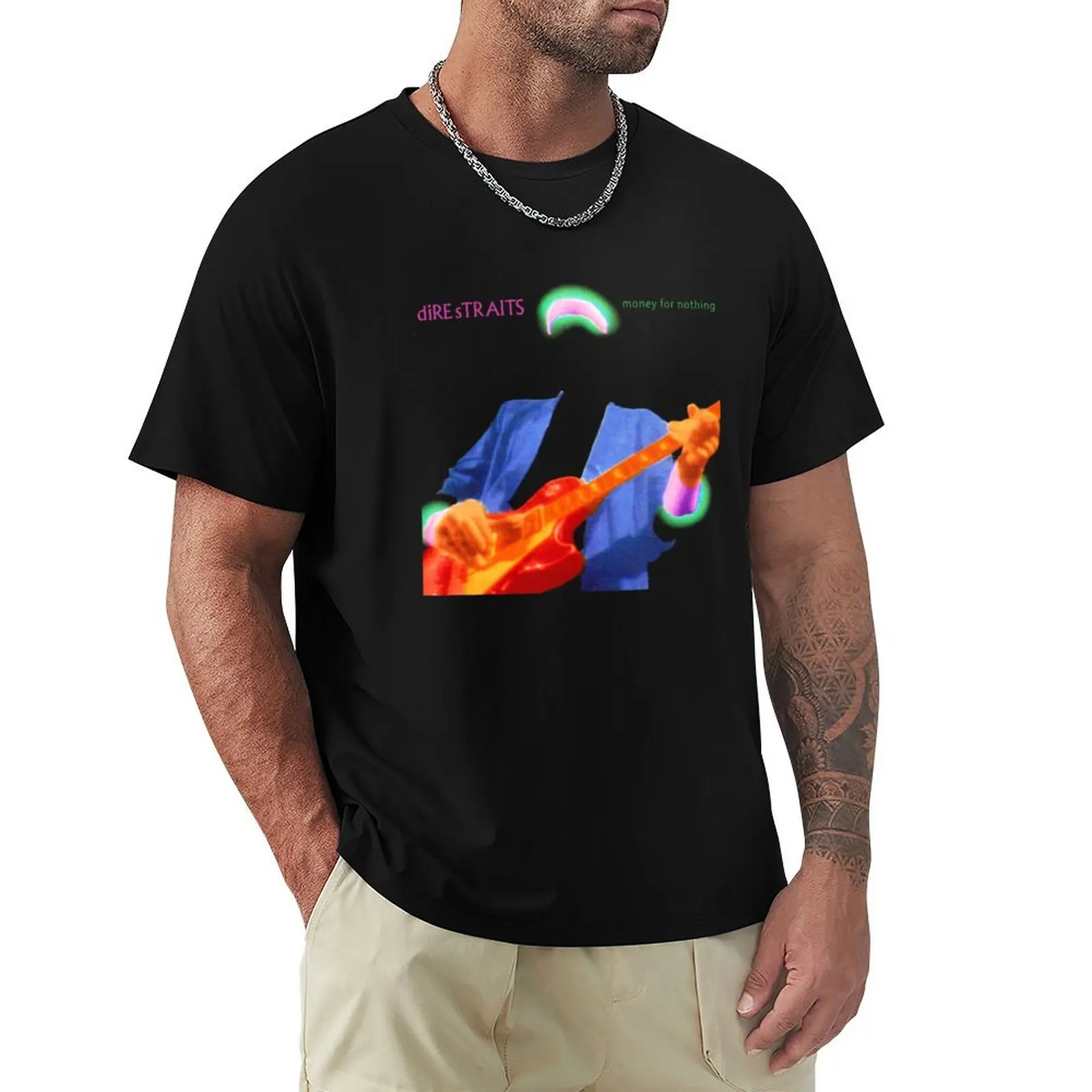 

Dire Straits Money For Nothing T-Shirt Work Utility Short Sleeve Shirt