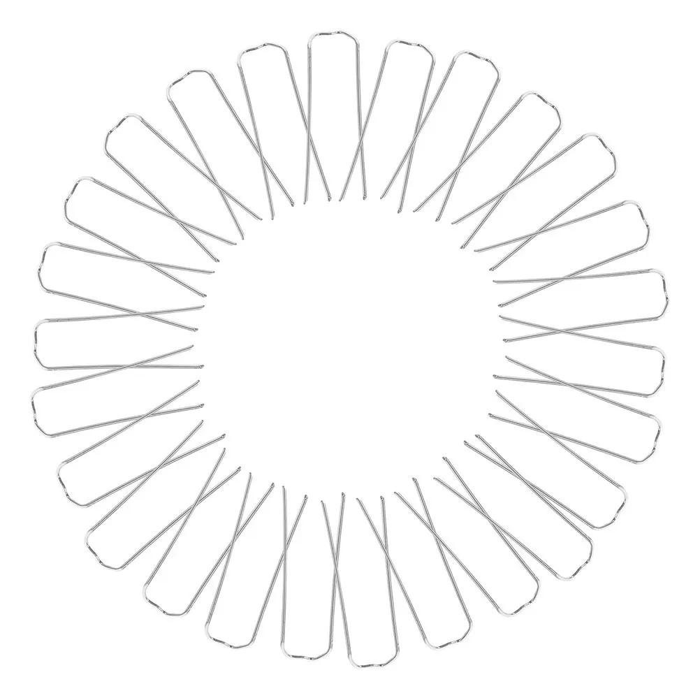 

150pcs Floral Pins For Foam Greenery, Galvanized Shaped Landscaping Stakes, Wreath Making Garden Craft Supplies, Bouquet Wedding