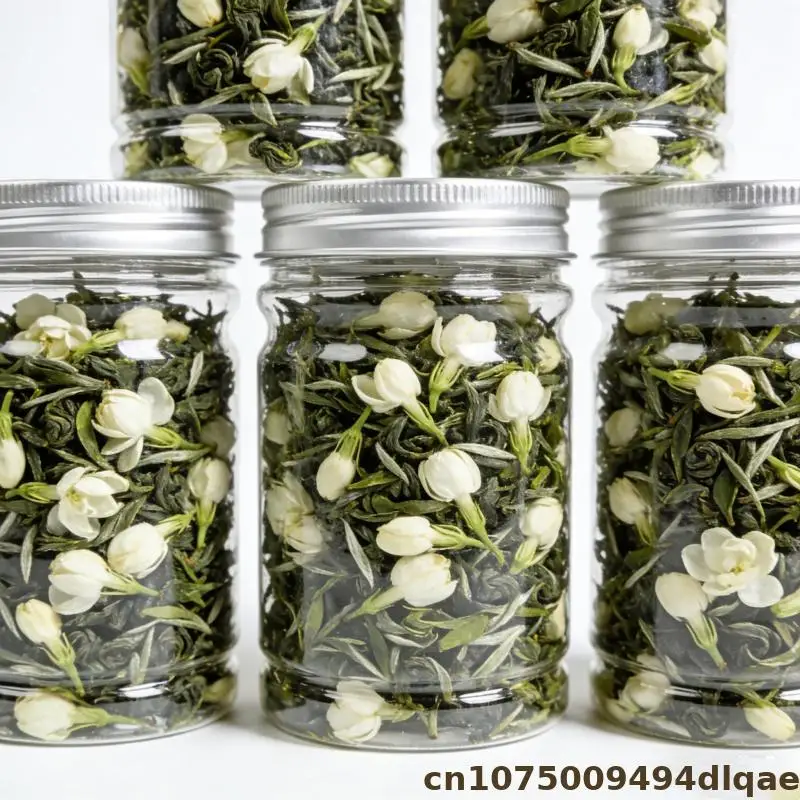 Decoración de adorno de pastelería artesanal de té de jazmín 100% Natural 100g/200g