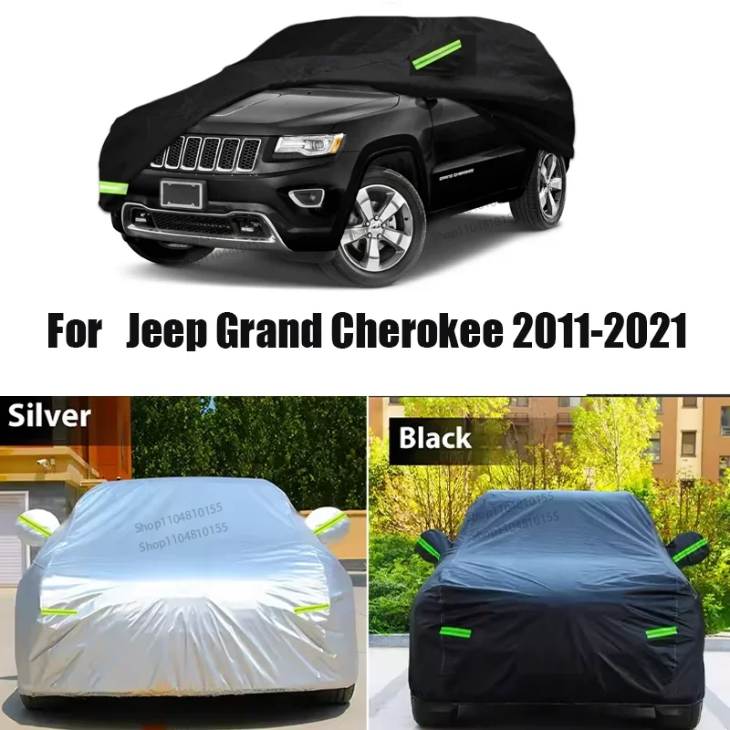 

outdoor Waterproof CustomCar Covers for 2011-2021 Jeep Grand Cherokee 100% Waterproof Windproof