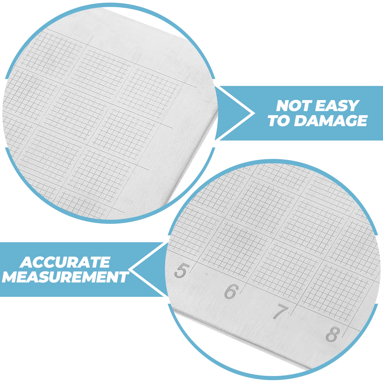 Nose Measurement Tool Double-Sided Carving Board Durable Stainless Steel Lightweight Portable Professional Use
