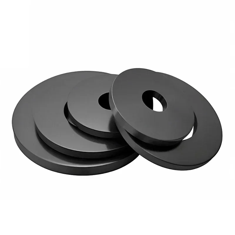 20 Pcs Black Rubber Flat Washer Anti Oil Seal Washers M2 M2.5 M3 M4 M5 M6 M7 Insulation Flat Rubber Seals Hose Plumbing Gaskets