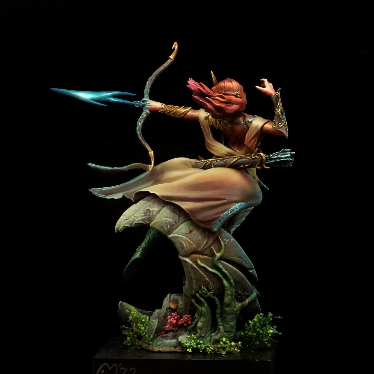 Resin Model Kit  Elf Warrior Archer Moon Arrow