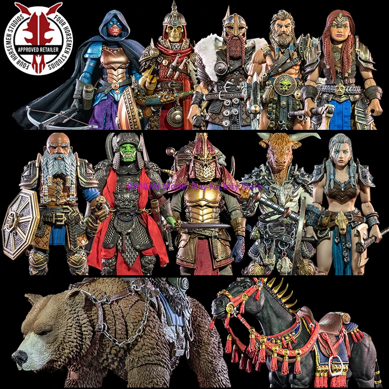 

In Stock Now Four Knights Studio Mythic Legion 1/12 6-Inch Action Figure Rising Sons Neve Anime Toy