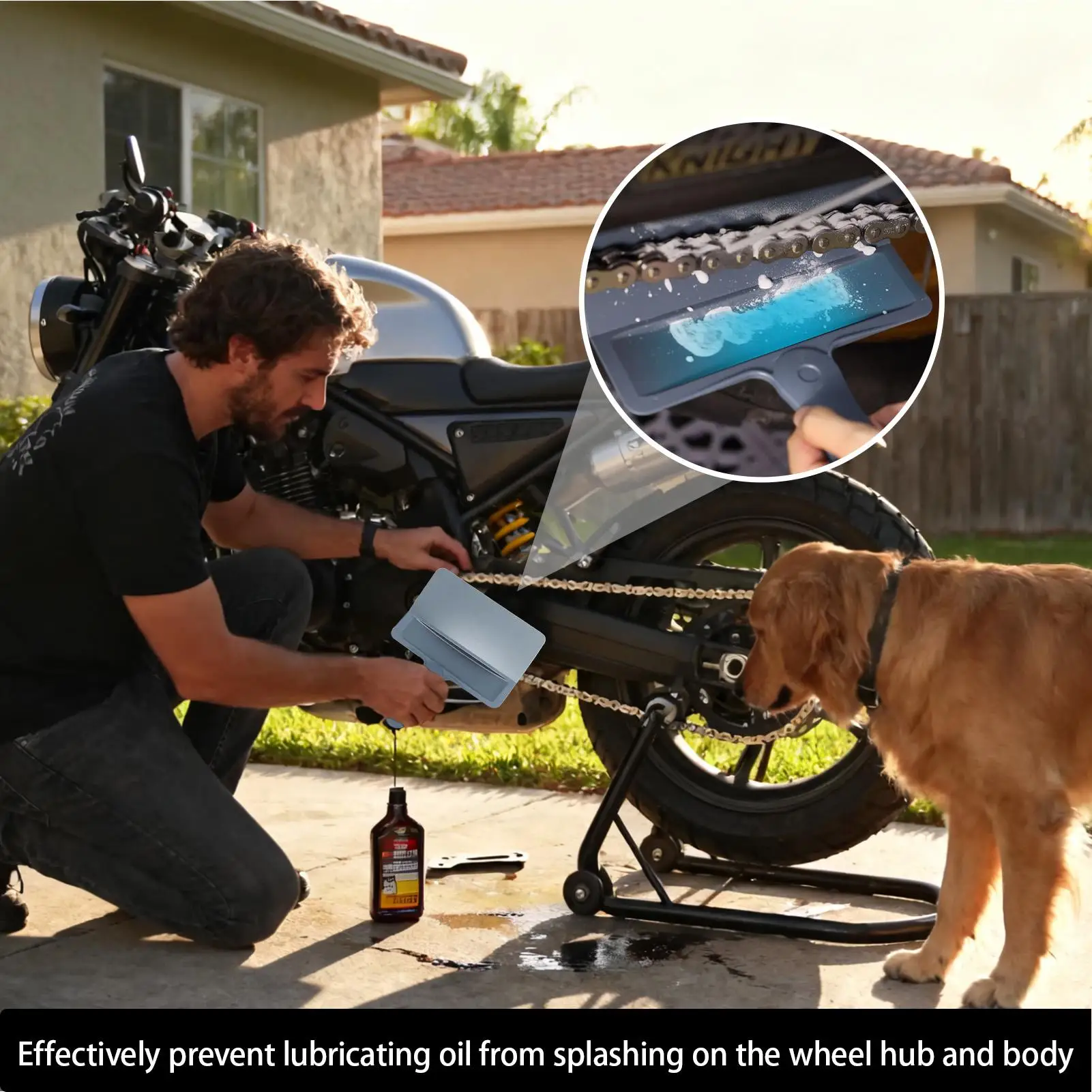 سلسلة مزيتة أداة الدراجة سلسلة النفط يربك لا فوضى طوي النفط يربك للنساء الشباب الرجال أبي المبتدئين طويلة السفر ركوب الدراجات عاشق