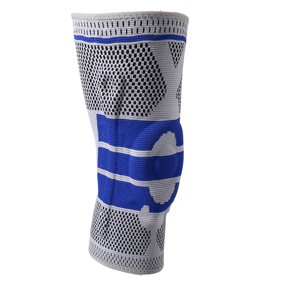 Knee Brace Knee Support Compression Sleeve with Side Stabilizers for Meniscus Tear Arthritis Sports Fitness Blue M