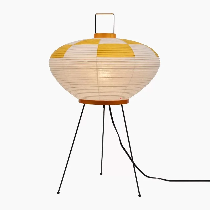 

Akari Noguchi Lamp Yong Floor Lamp Japanese Designer LED Rice Paper Lantern Bedroom Bedside Study Hotel Art Decor Standing Light
