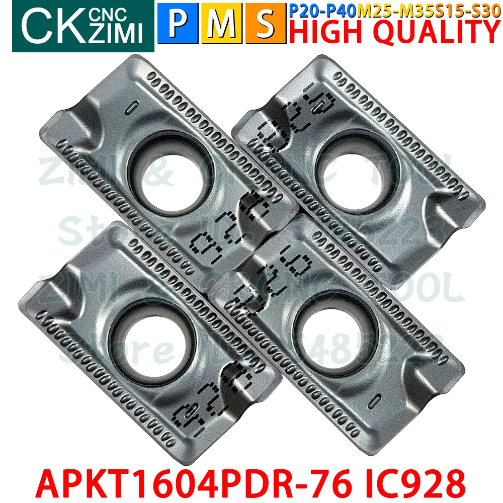 apkt 1604 pdr 76 ic928 insercoes de carboneto inserir fresamento insira ferramentas apkt 1604pdr cnc mecanicos torno ferramentas de corte indexaveis apkt1604pdr76 ic928 01