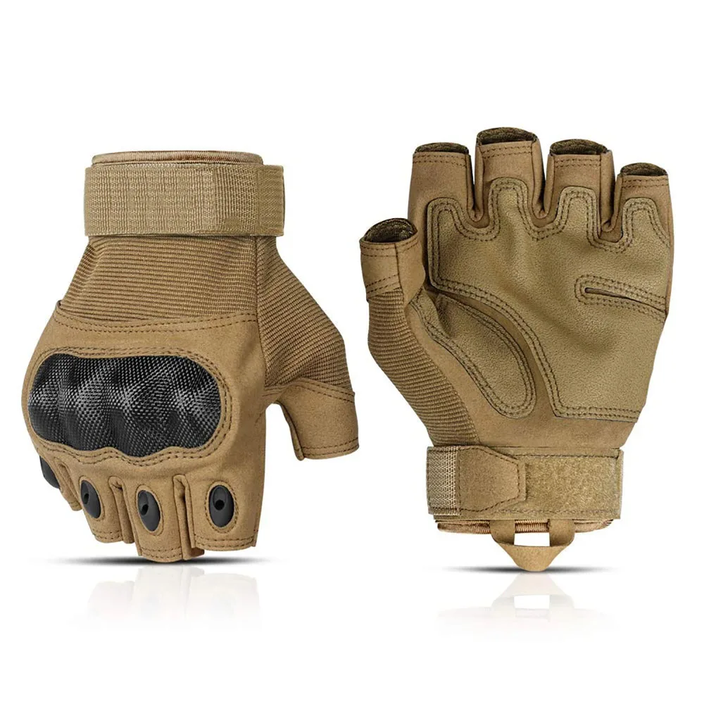 Men's Outdoor Airsoft Tactical Gloves Sport Half Finger Women Combat Shooting Cycling Hunting Fitness Gloves