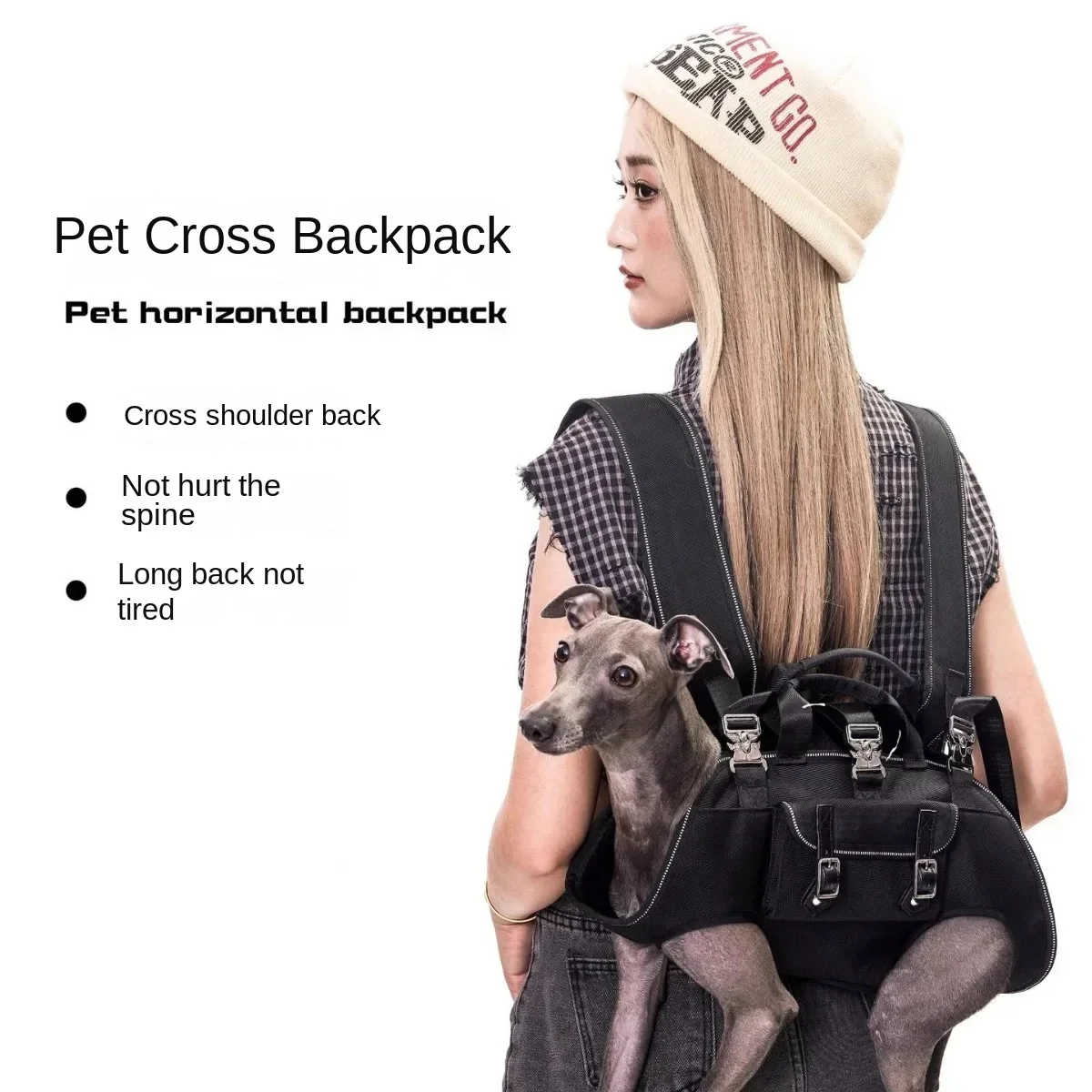 Pet Dog Hand Bag Carrier For Dogs Portable Four-legged Puppy Straddle Packs Shoulder Bag Vest Traction Rope For Yorkshire