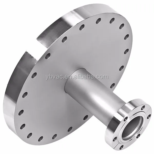 Customizable 316L Stainless Steel CF Ultra-High Vacuum Adapter Low Pressure Conflat Flange Reducer Precision-Machined Fittings