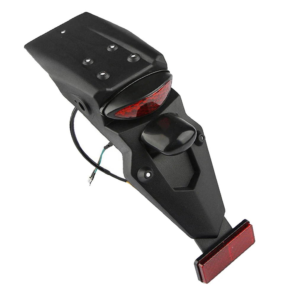 Motorcycle Taillight Brake Stop Lights LED Fender Universal Motorcycle Dirt Bike LED Mudguard Tail Stop Tail Brake Light