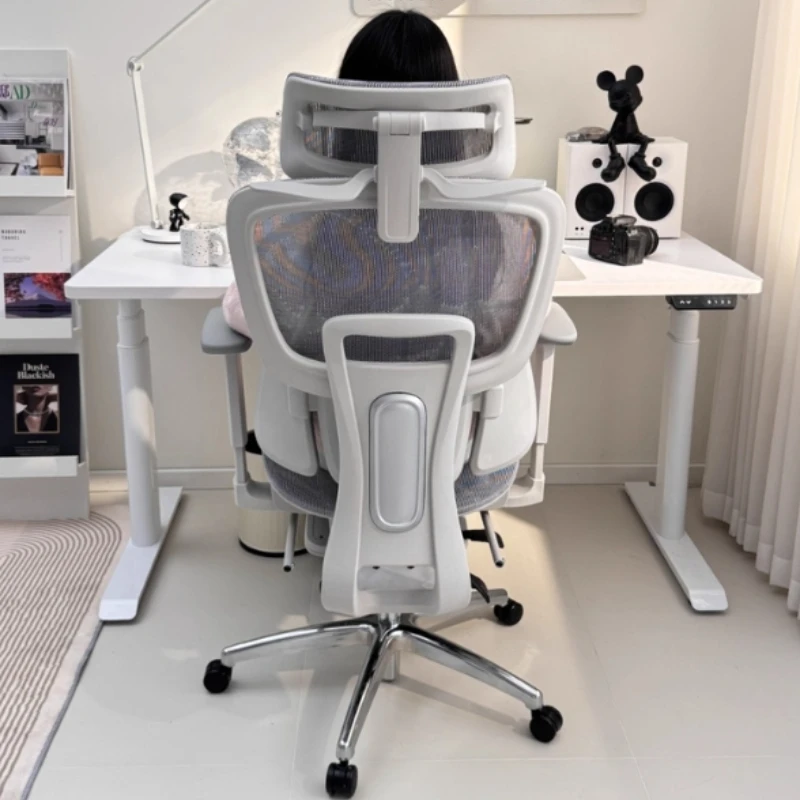 Rotating Aesthetics Office Chair Throne Nordic Footrest Elastic Comfortable Gaming Chair High Quality Back Muebles Furniture