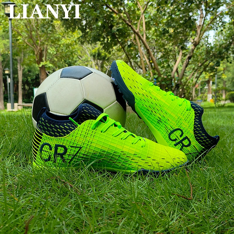 

LIANYI молодежные футбольные бутсы мужские профессиональные FG/TF травяные соревнования на открытом воздухе ультралегкие нескользящие высококачественные футбольные бутсы