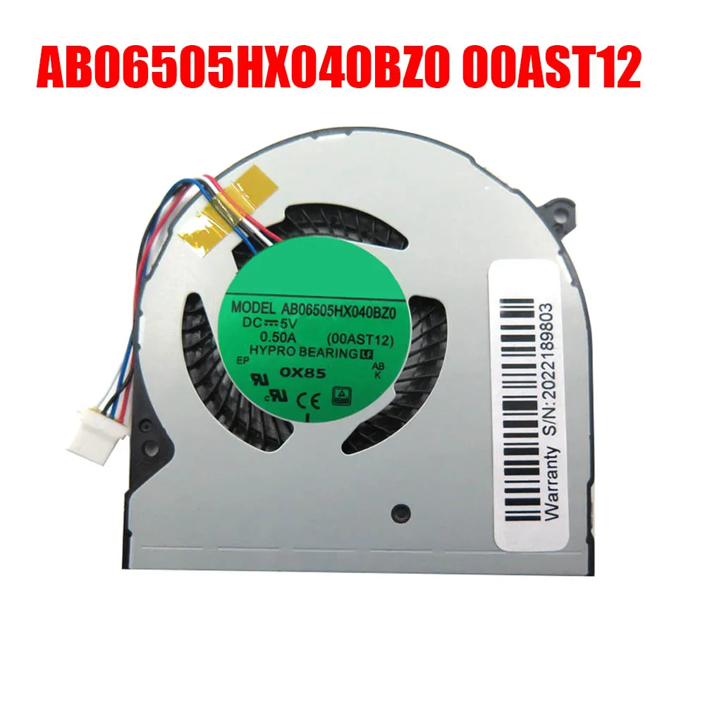 Laptop CPU Fan For Toshiba For Satellite Radius 12 P20W P20W-C-106 P25W-C AB06505HX040BZ0 (00AST12) DC5V 0.50A New