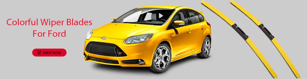 LNJING Bunte Hybrid-Scheibenwischerblätter für Ford Focus C170 1998-2011 – Detail 2