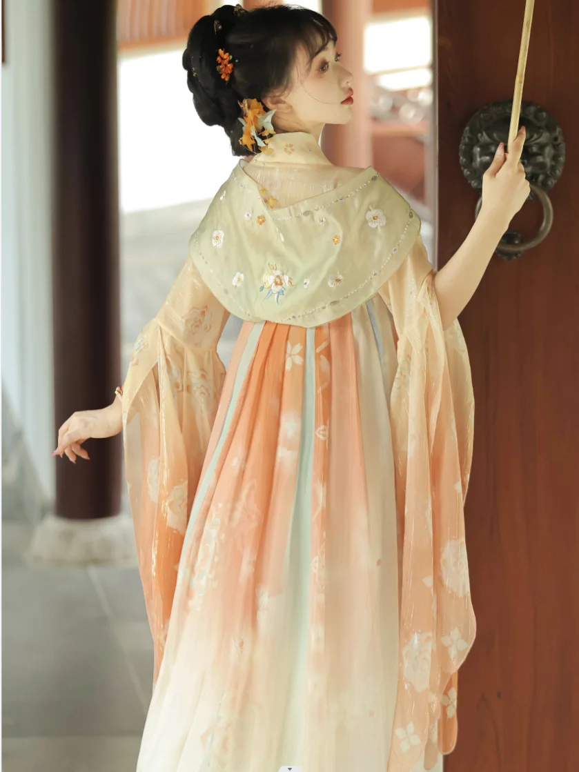 Hanfu Female ClothesTang Style Chest Length Skirt Embroidered Chinese Style Cosplay Costume Hanfu Dress