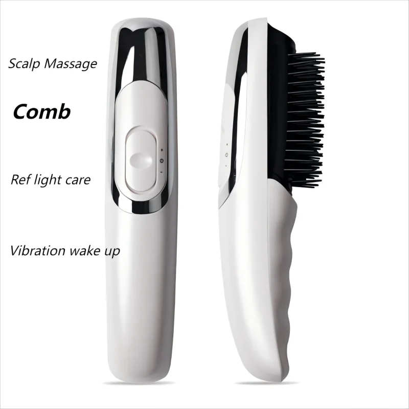 Red Light Care Scalp Massage Comb Hair Scalp Massager Cordless Electric Massager for Scalp and Hair Portable Massager for Head