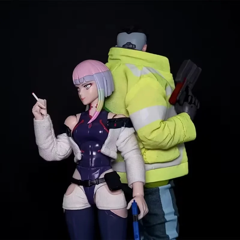 Caliente en Stock Jada Cyberpunk:Edgerunners David Martinez Lucyna Kushinada figura de Anime David Lucy figura de acción muñeca juguetes regalo para niños