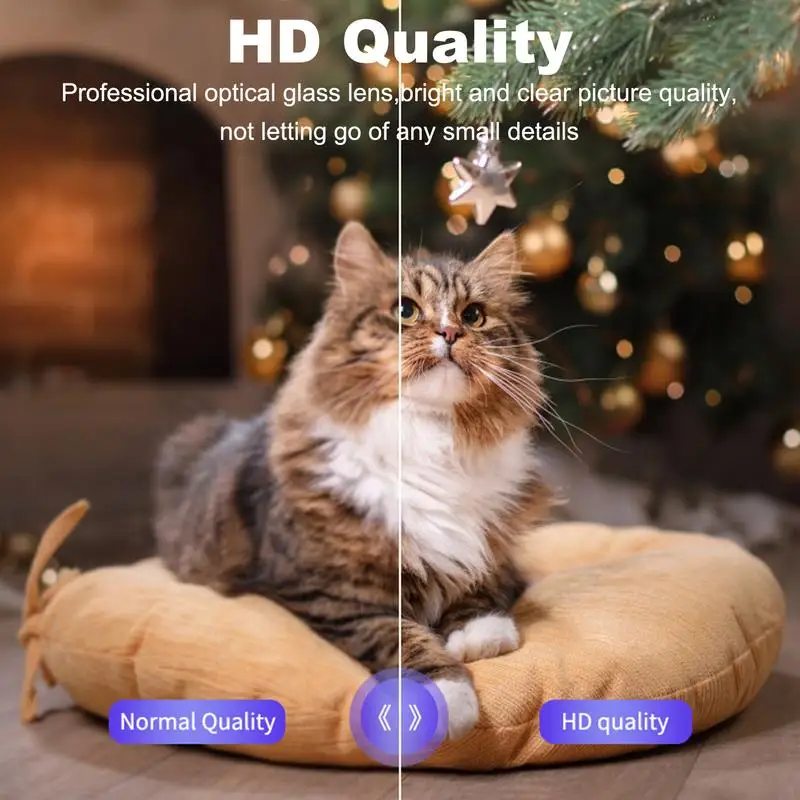 Камера безопасности, наружная камера безопасности, внутренняя широкоугольная камера для собак, ИК-камера ночного видения, обнаружение движения, монитор для детей и домашних животных, 2-сторонний