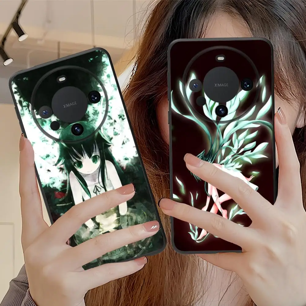 Saya no Uta حافظة هاتف محمول لهاتف هواوي ميت 60 50 40 30 20 10 Pro Plus Lite E 5G غطاء طباعة ملون غطاء فاخر للهاتف الذكي