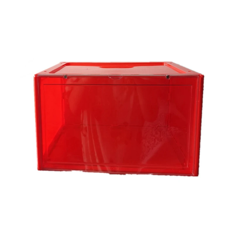 

Magnetic Suction Sneaker Storage Box Transparent Basketball Shoes Shoe Box Collection Display Shoe Cabinet