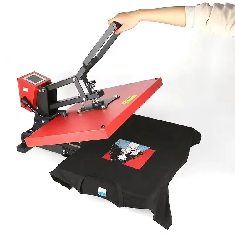 パネルホットプレス 15.7 "X23.6" フラットパネルアイロン機 T シャツ印刷機半自動熱転写印刷機