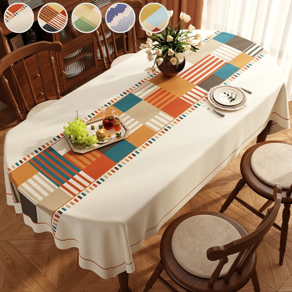 

2025 Rectangular Universal Table Waterproof Tablecloth Oil Proof PVC Table Cover Dining Table Cover Coffee Shop Wedding Decor