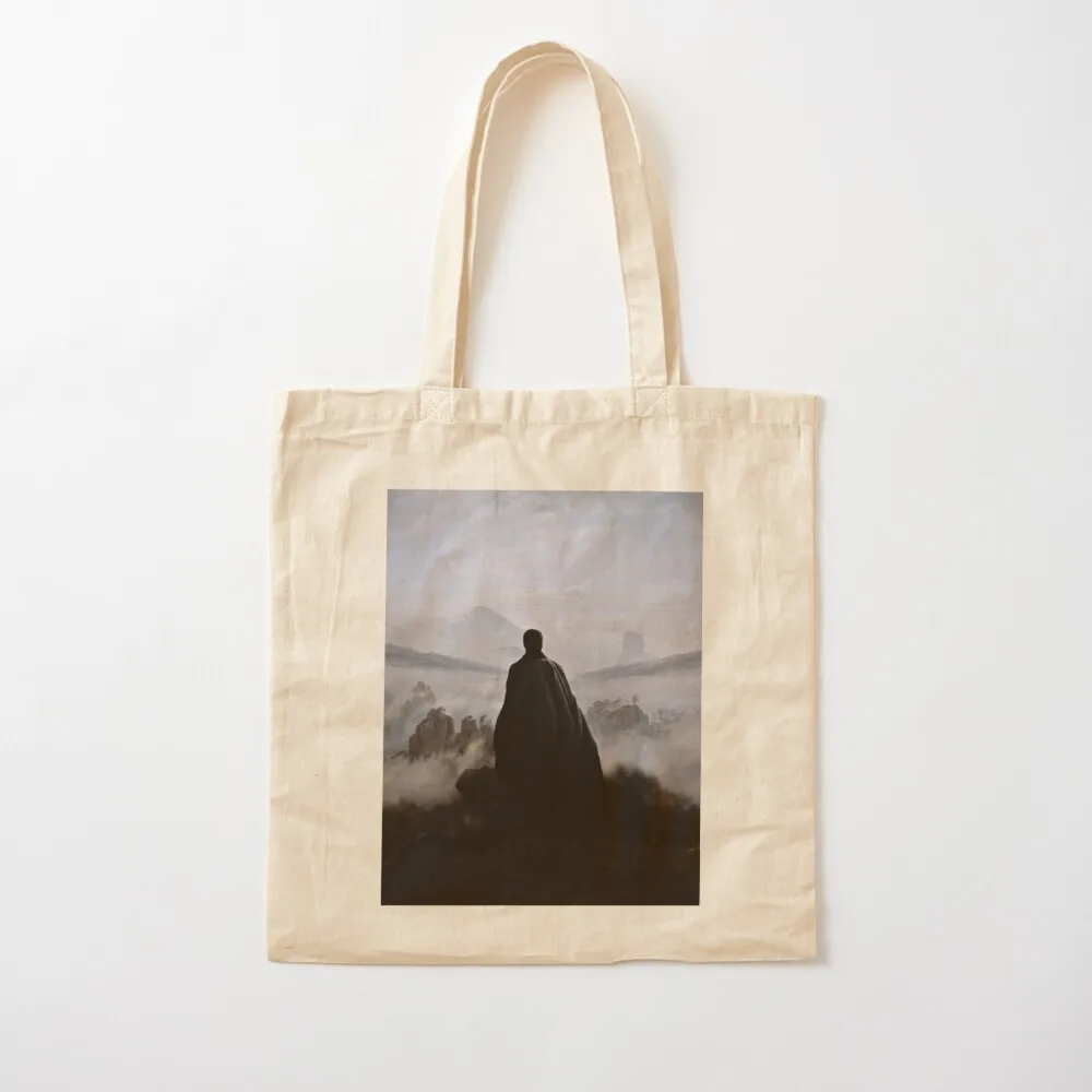 The Darkling above the sea of fog Tote Bag tote men canvas bags men's Canvas