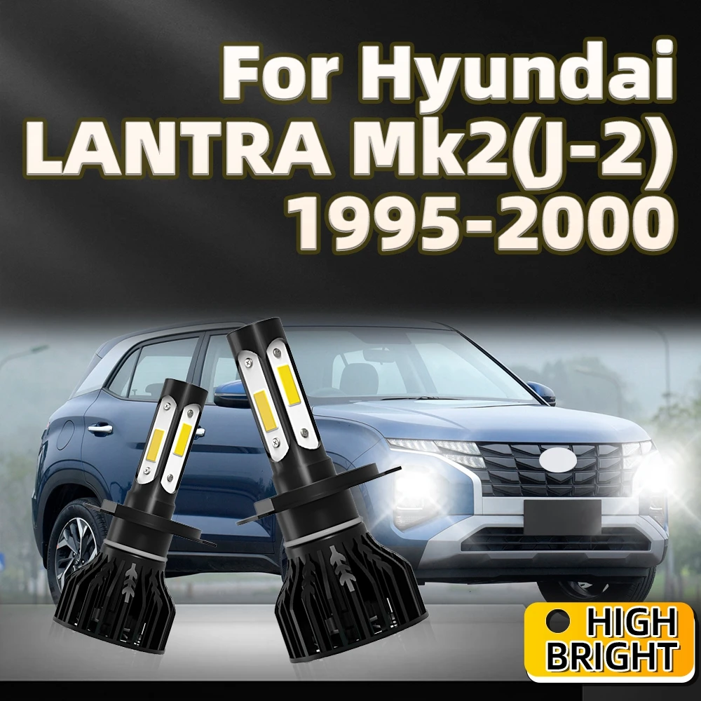 

LED 30000LM Car Headlight Bulbs 6000K Lamp H4 Hi/Lo Beam For Hyundai LANTRA Mk2(J-2) 1995 1996 1997 1998 1999 2000