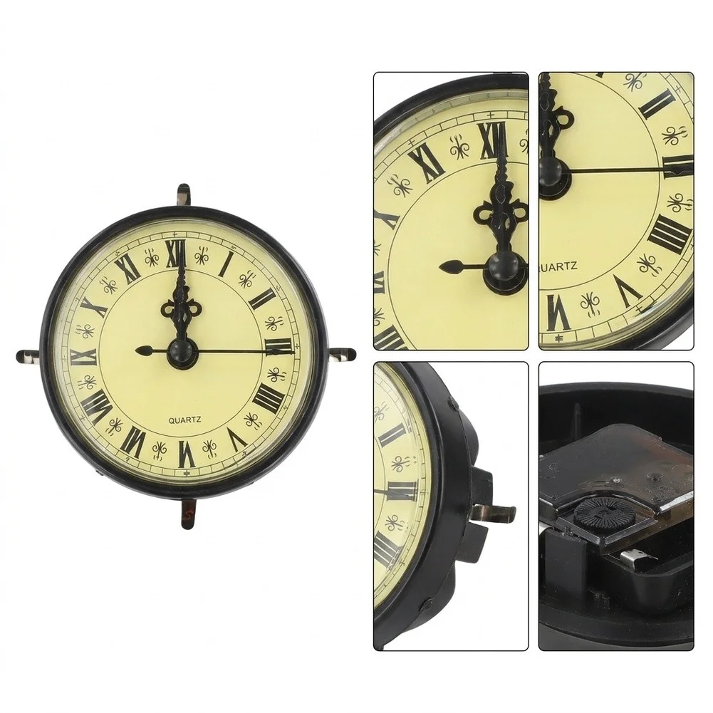1PC 80MM Quartz Clock Inserts Movement Replacement DIY Part For Roman Numbers Repair Part Home Decor Clock Accessories