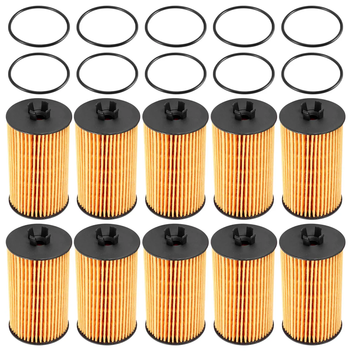 Case Of 10 Oil Filters for Chevy Aveo Cruze Sonic Trax Buick Pontiac Saturn