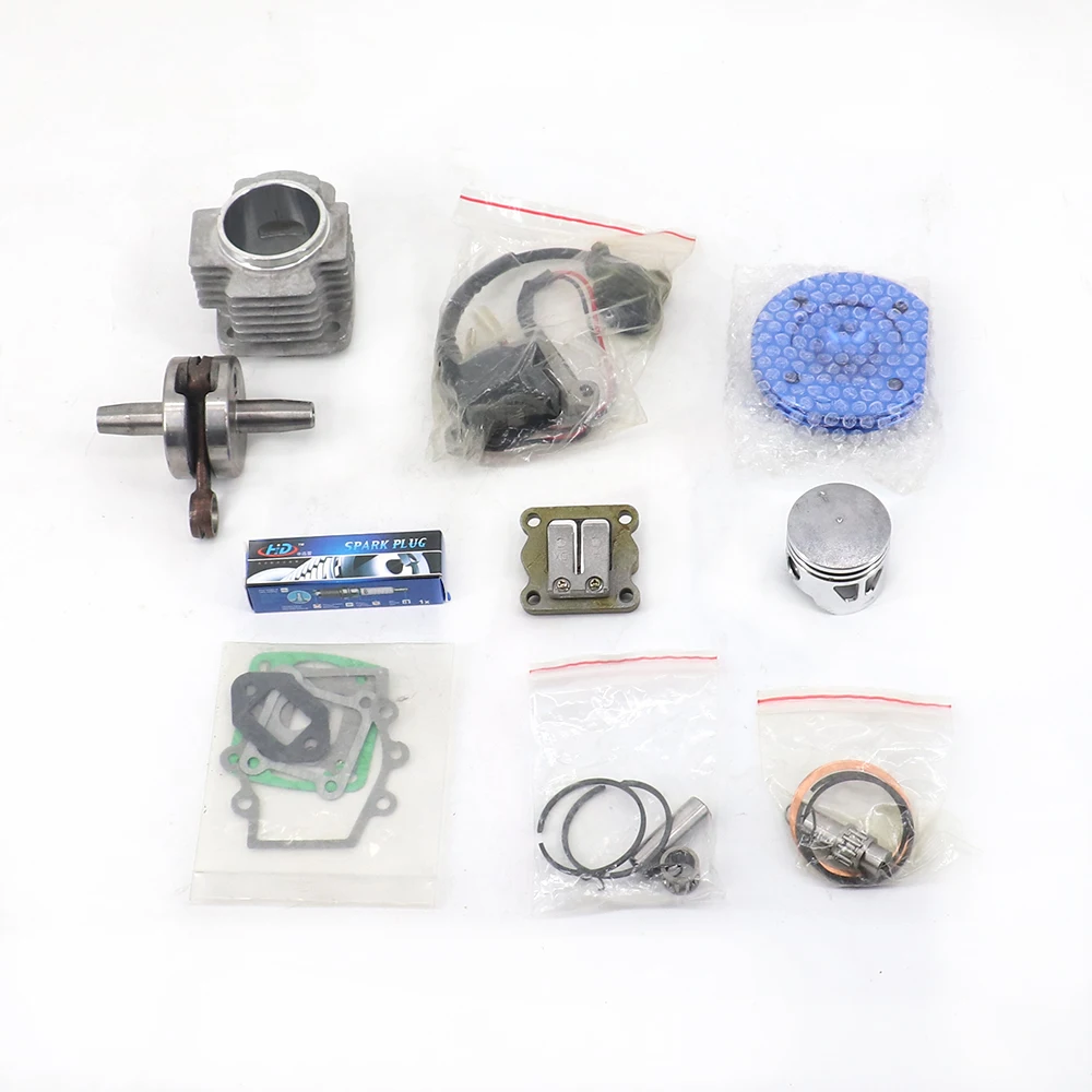 44mm Cylinder Assy Big Bore 44-6 Kit Set 2 Stroke For 47cc 49cc Mini Dirt ATV Pocket Bikes Minimoto