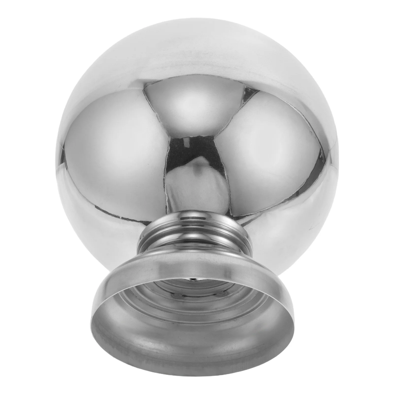 

Stainless Steel Hollow Gazing Ball Polished Mirror Reflective Garden Sphere Display Stand Outdoor Lawn Fence Decoration