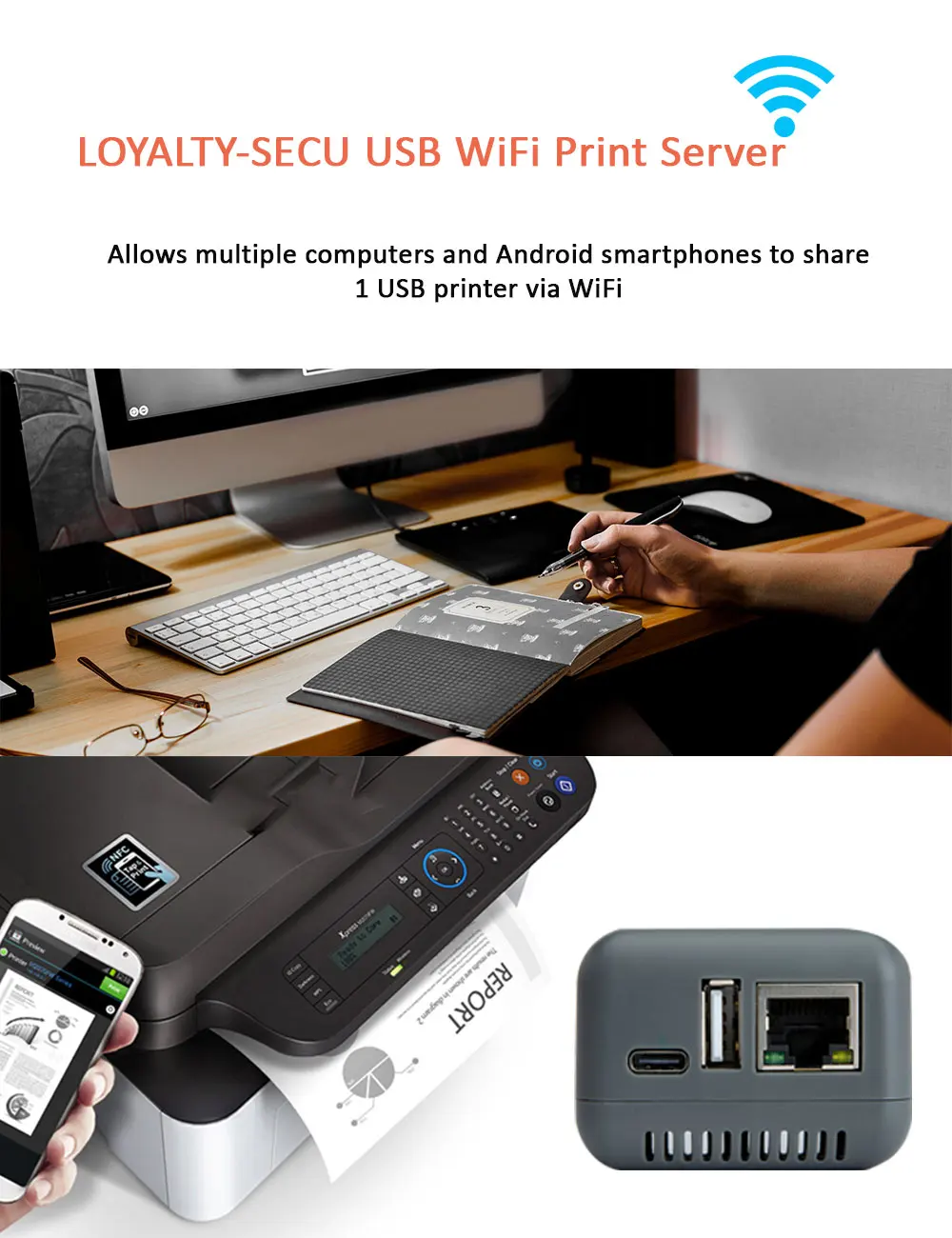 How to Turn Your USB Printer into a Wireless Printer with a WiFi Print Server