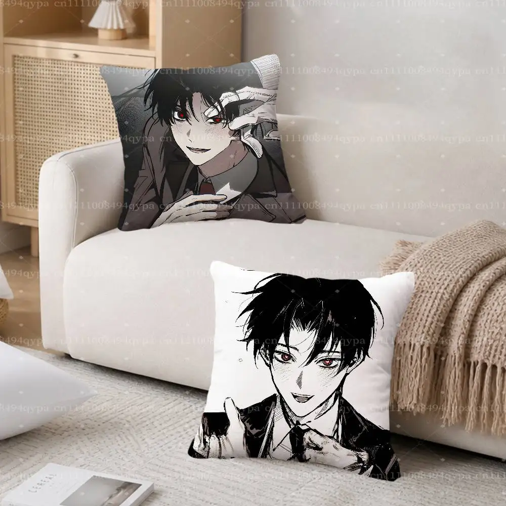 GSGW G-Ghost Story Gotta Work Pillowcase With Zipper Throw Pillow Cover Shams Cushion Covers for Bed Living Room Couch