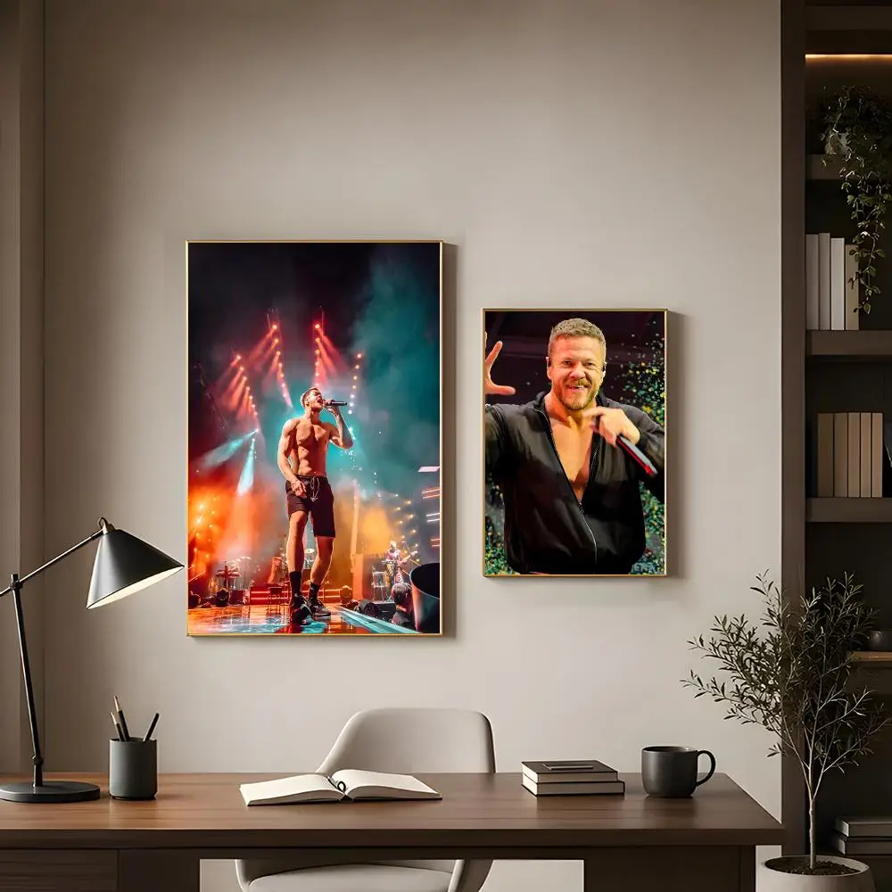 Pop Singer Dan Reynolds Poster Modern Interior Wall Decor & Trendy Home Highlights