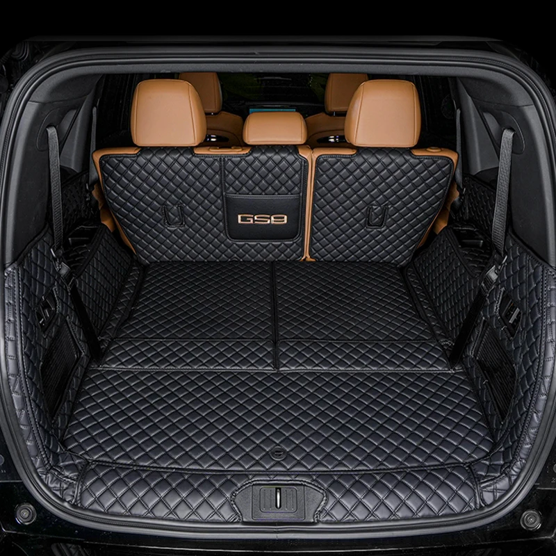 For Trumpchi GAC GS8 2nd Gen 2023-2024 Seven Seats Car Trunk Mats Cargo Liner Tailbox Anti-dirty Protection Cover Pads